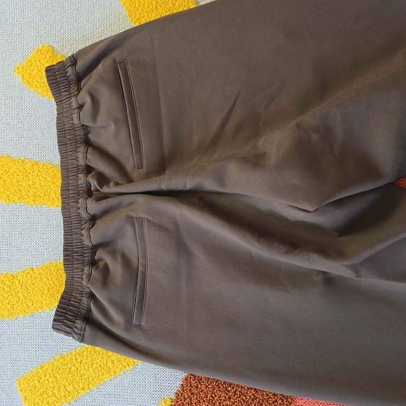 Sandro Straight Leg Taupe Jersey Trousers Pants Mens Size 38 Nwt - Picture 9 of 14